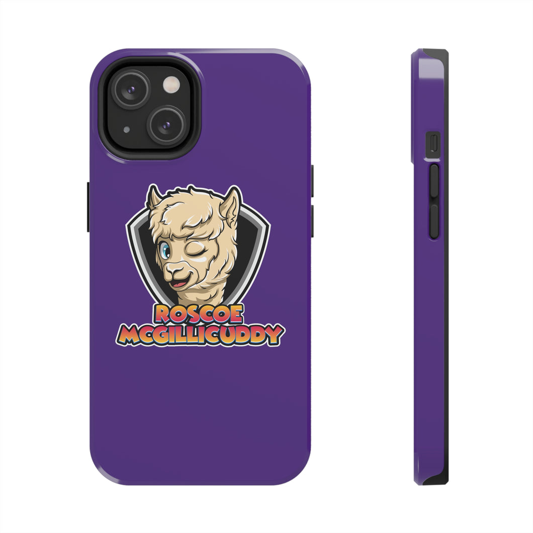Roscoe Logo Phone Case (Purple)