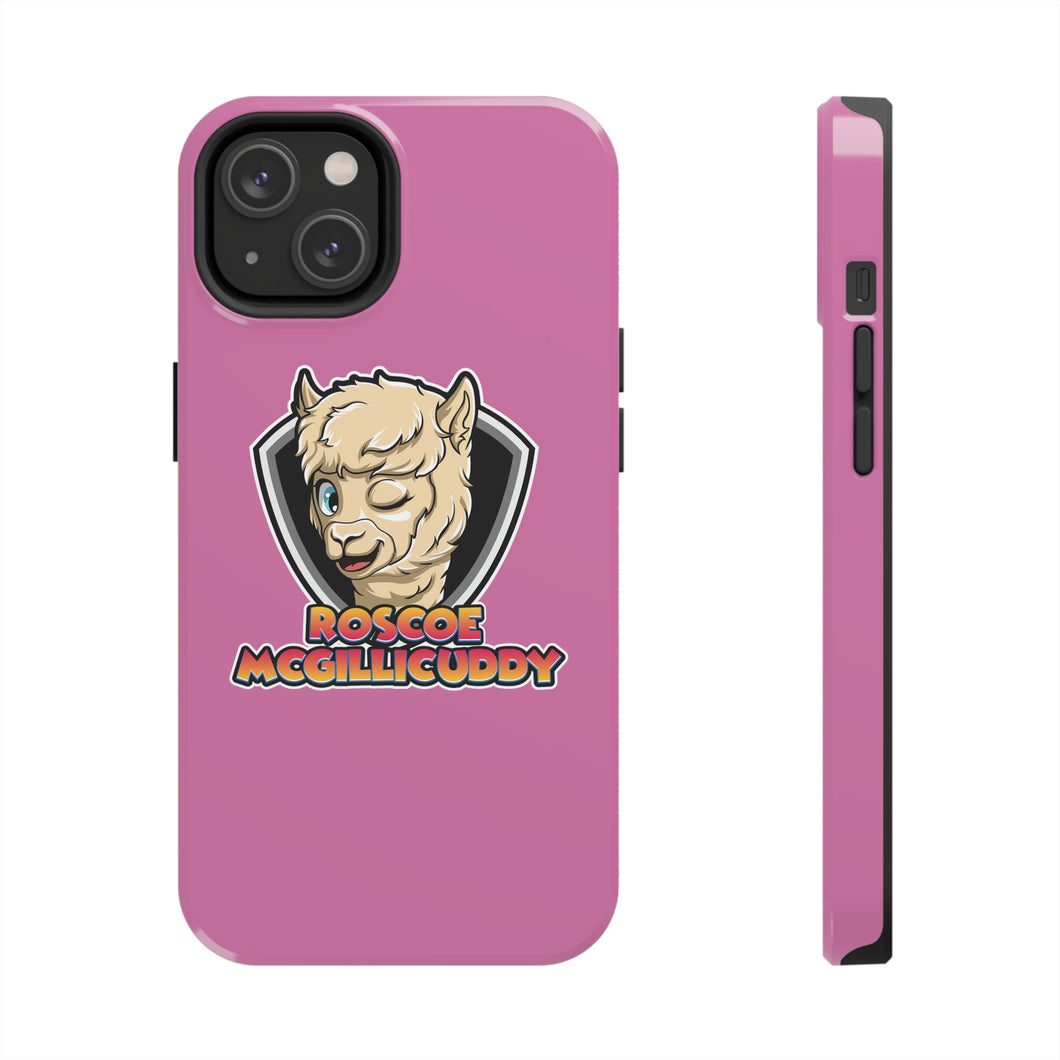 Roscoe Logo Phone Case (Pink)