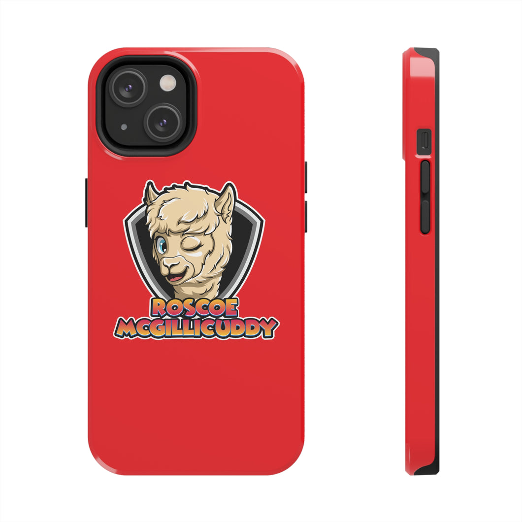 Roscoe Logo Phone Case (Red)
