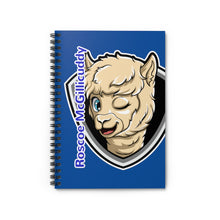 Load image into Gallery viewer, Roscoe Logo Notebook (Blue)
